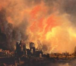 City on fire